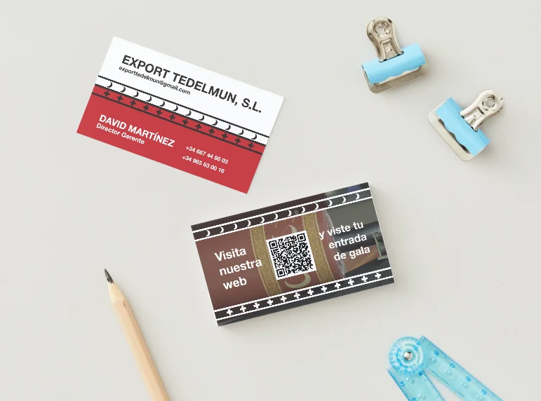 Tarjetas de Visita Tedelmun