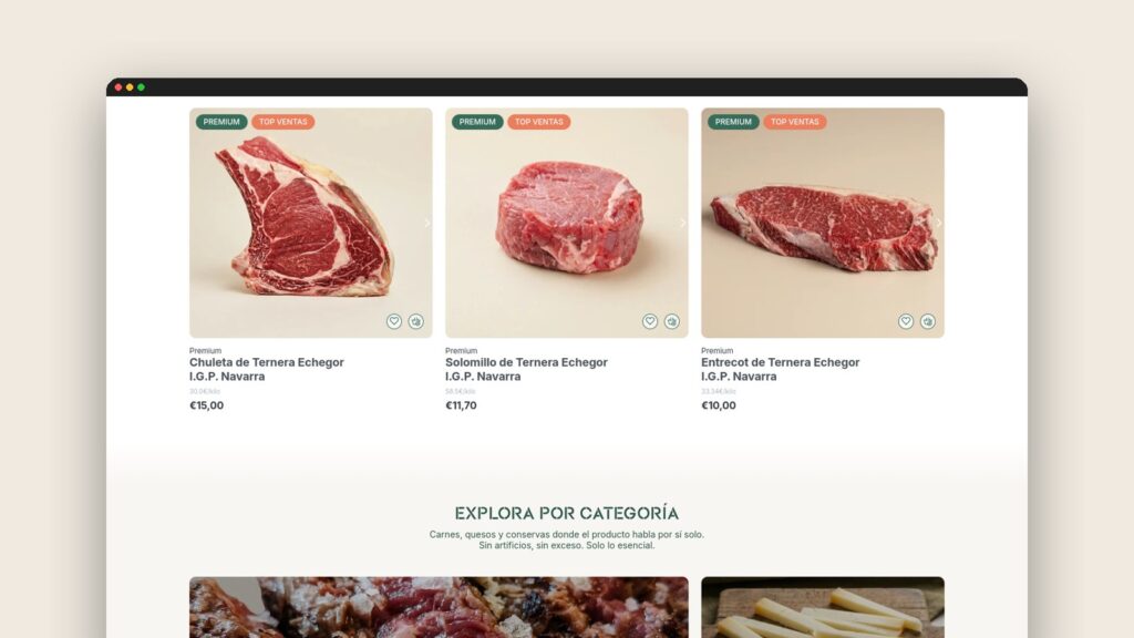 SOKA · Tienda online gourmet a medida en Shopify